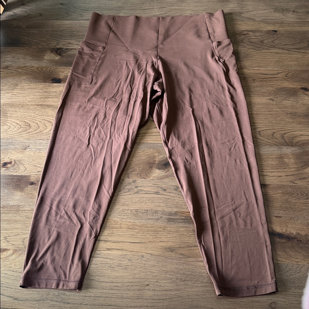 Offline by Aerie Women's XXL Cropped Brown Leggings - Picture 4 of 10